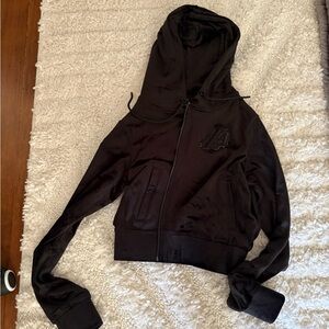 Lakers Black Hooded Women's Jacket